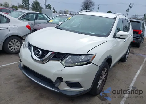 2016 Nissan Rogue Sv из США, поврежденный, VIN KNMAT2MV1GP603506